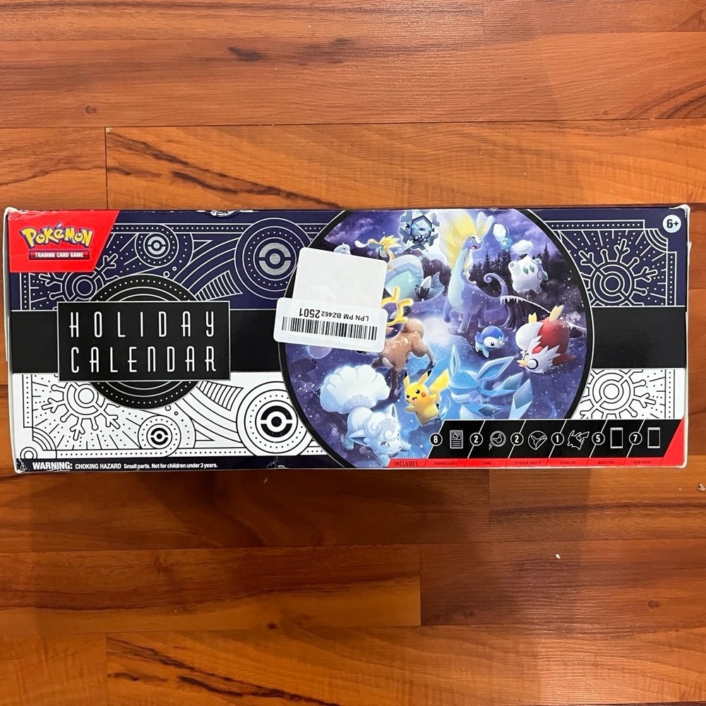 Pokemon TCG: 2023 Holiday Advent Calendar Includes 25 Surprises Factory Sealed